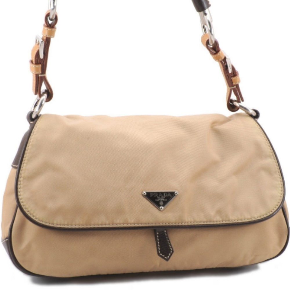 ❌❌❌SOLD❌❌❌PRADA Nylon Leather Shoulder Hand Bag